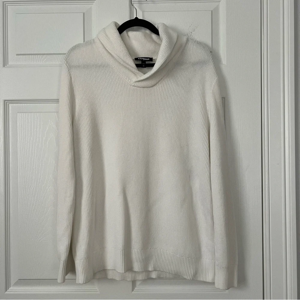 Express white Turtleneck Sweater